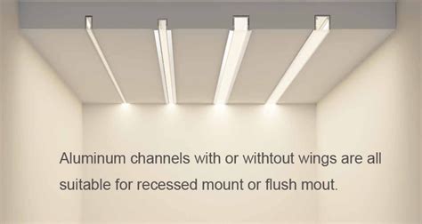 led lights existing channel ceiling.